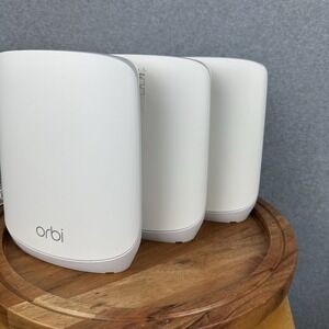 Netgear Orbi RBR760 RBS760 X 2 WIFI 6 Mesh System 3 Pack, Without Box
